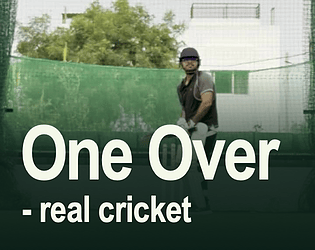 One Over - real cricket artwork