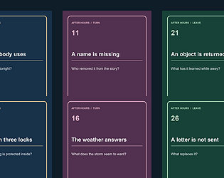 After Hours: Three Cards at Midnight