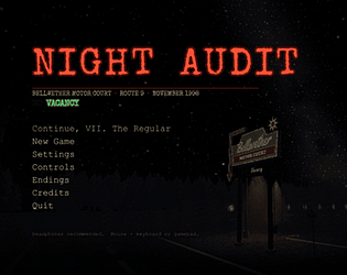 Night Audit cover
