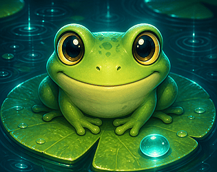 青蛙雨後散步 | Frog's Walk After Rain cover