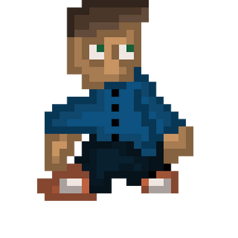 Blue Shirt-Character & Tree Model Assets by Box Head