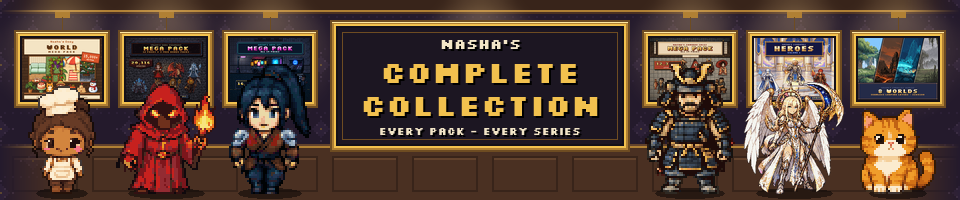Complete Collection - Pixel Art Asset Bundle, 69,000+ Sprites | Nasha's All Series