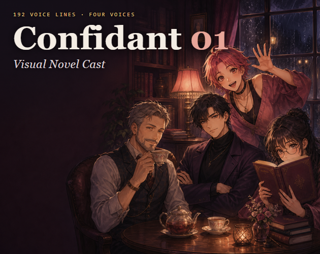 Confidant 01: Visual Novel Cast Voice Pack by CSAF — Core Systems Asset ...