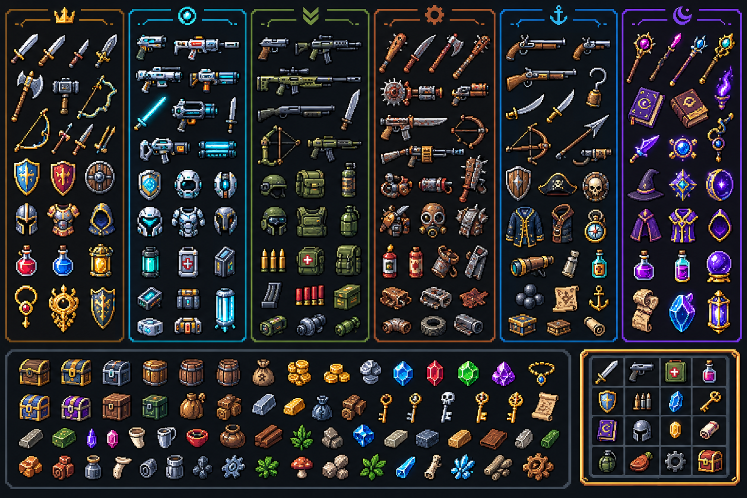 Role Play Icon Transparent Pocket Arsenal HD β Fantasy Weapons, Equipment & Loot by ...