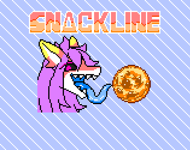 Running Exercise Sprite Snackline (DOS) by Hevanafa