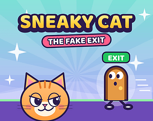 Sneaky Cat: The Fake Exit game artwork