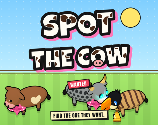 Tutorial Fighting Game Layout Spot the Cow by Weird Demon Games