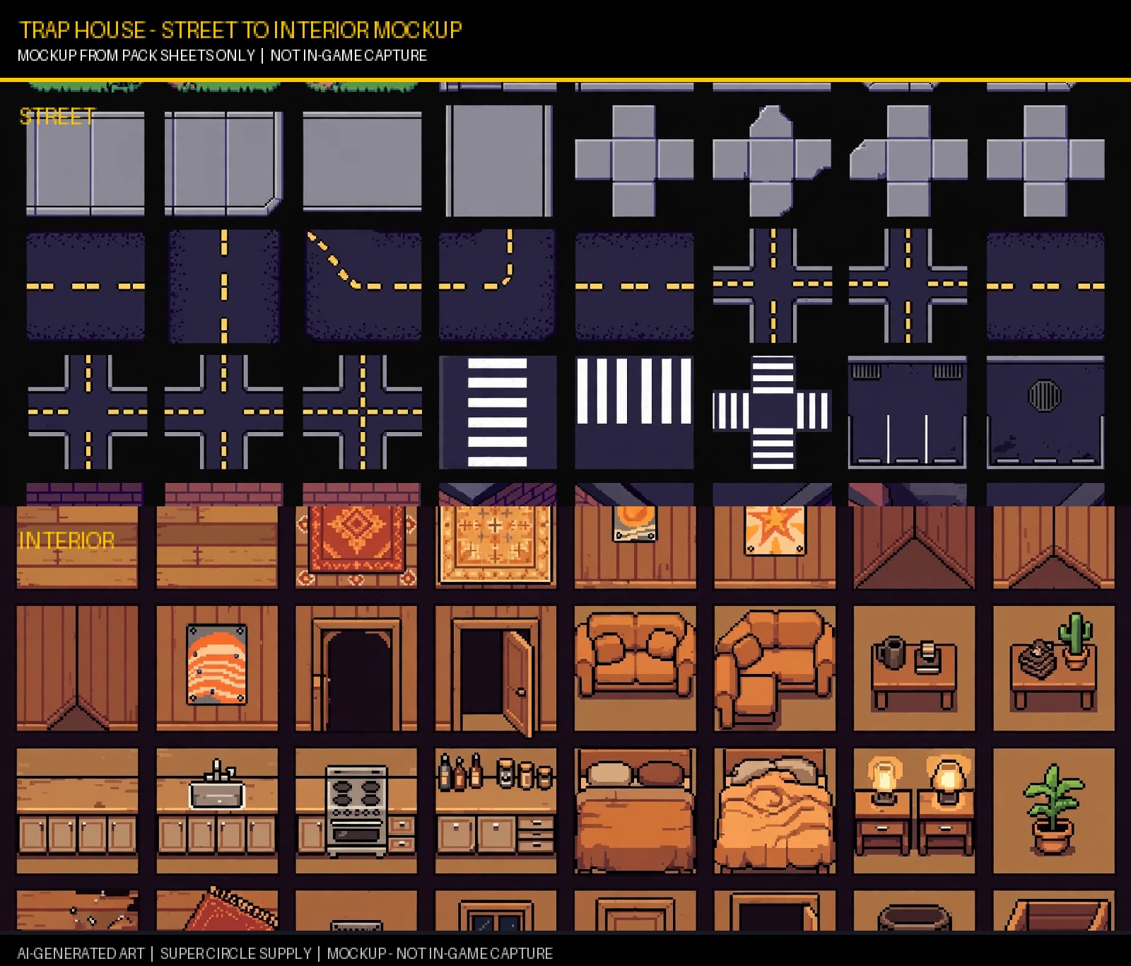 Games Developer Booth Feedback wanted: does this trap-house tileset read clearly at game ...