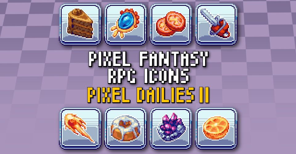 PIXEL FANTASY RPG ICONS - Pixel Dailies 2