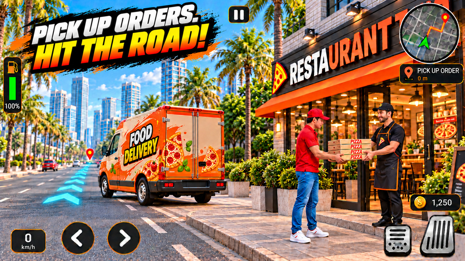 Car Ride Food ποΈ FOOD DELIVERY MADNESS! π DRIVE A TESLA-STYLE CAR, RIDE BIKES & BEAT ...
