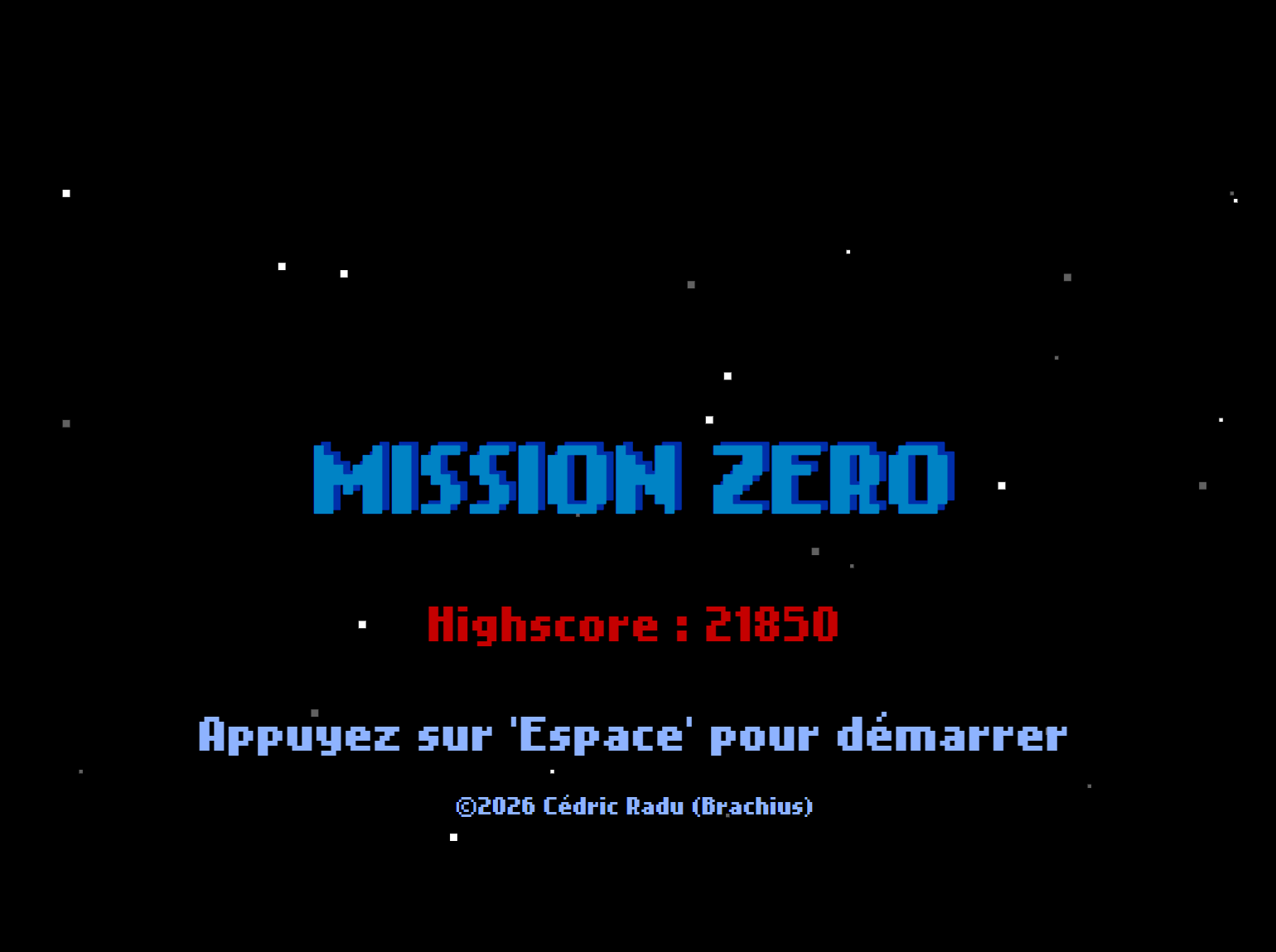 Micro Arcade Collection Mission Zero by Brachius