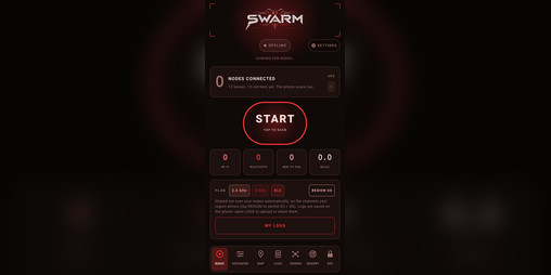 SWARM Skin - Neon Red by Nightshade
