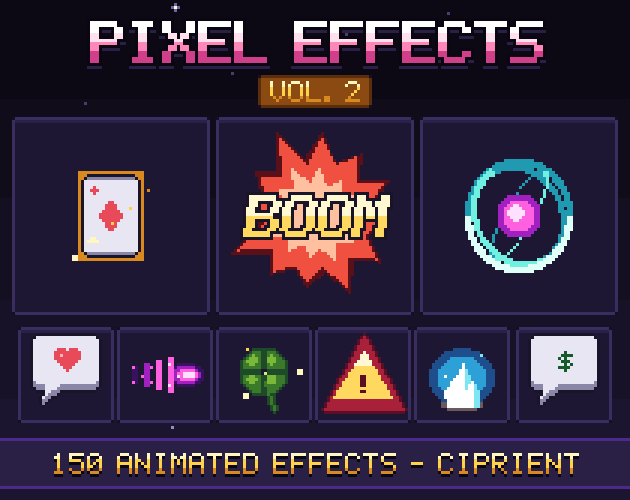 Animated Pixel Effects - Vol. 2 by CipriEnt