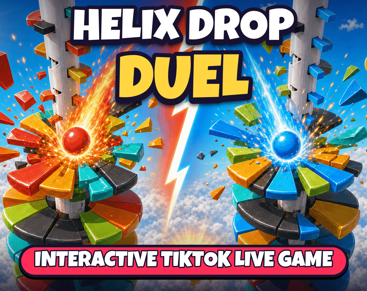 Bll Drop Helix Drop Duel - Tiktok Live Interactive Game by ScrollPlay