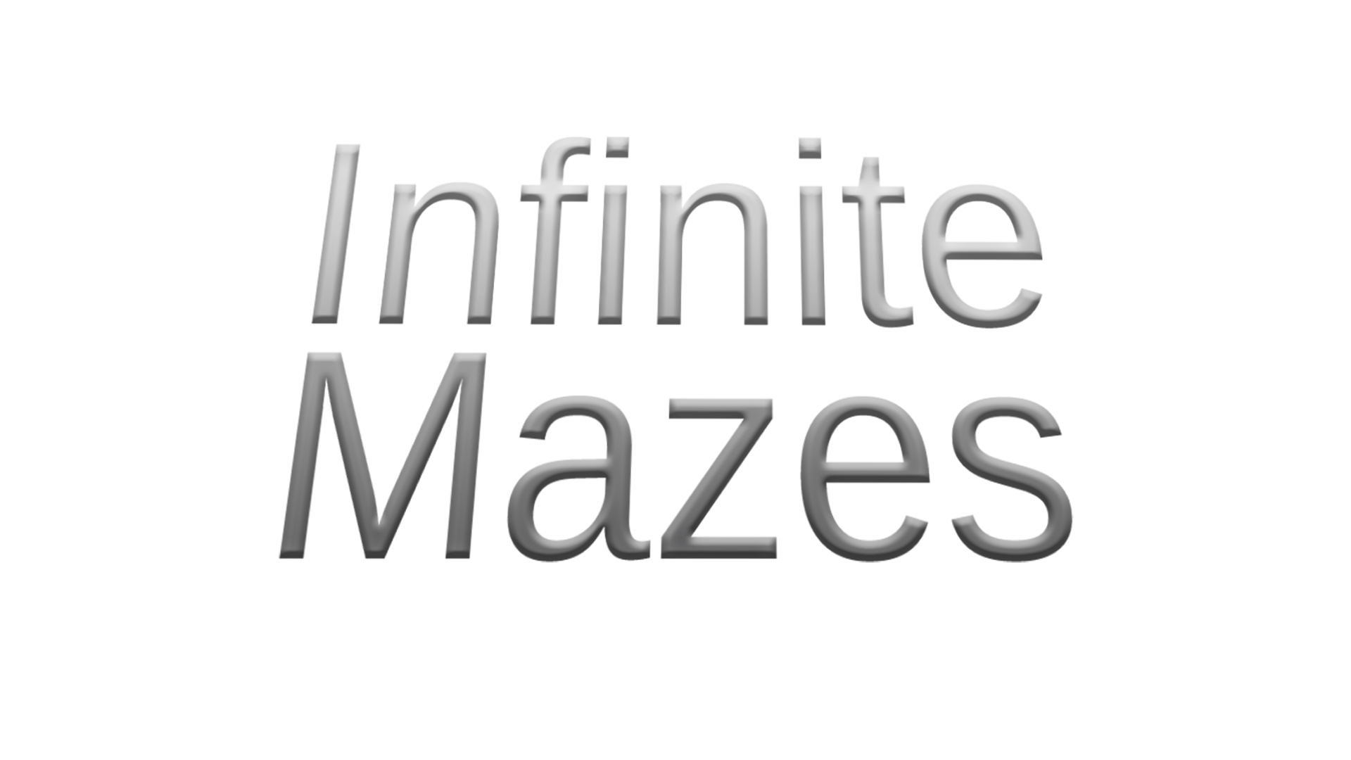 Infinite Mazes