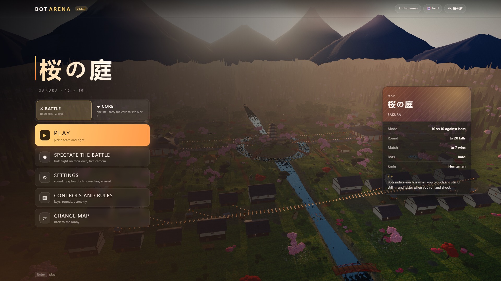 Core Ten Bot Bot Arena — free 10v10 tactical FPS in your browser (rounds, buy menu ...