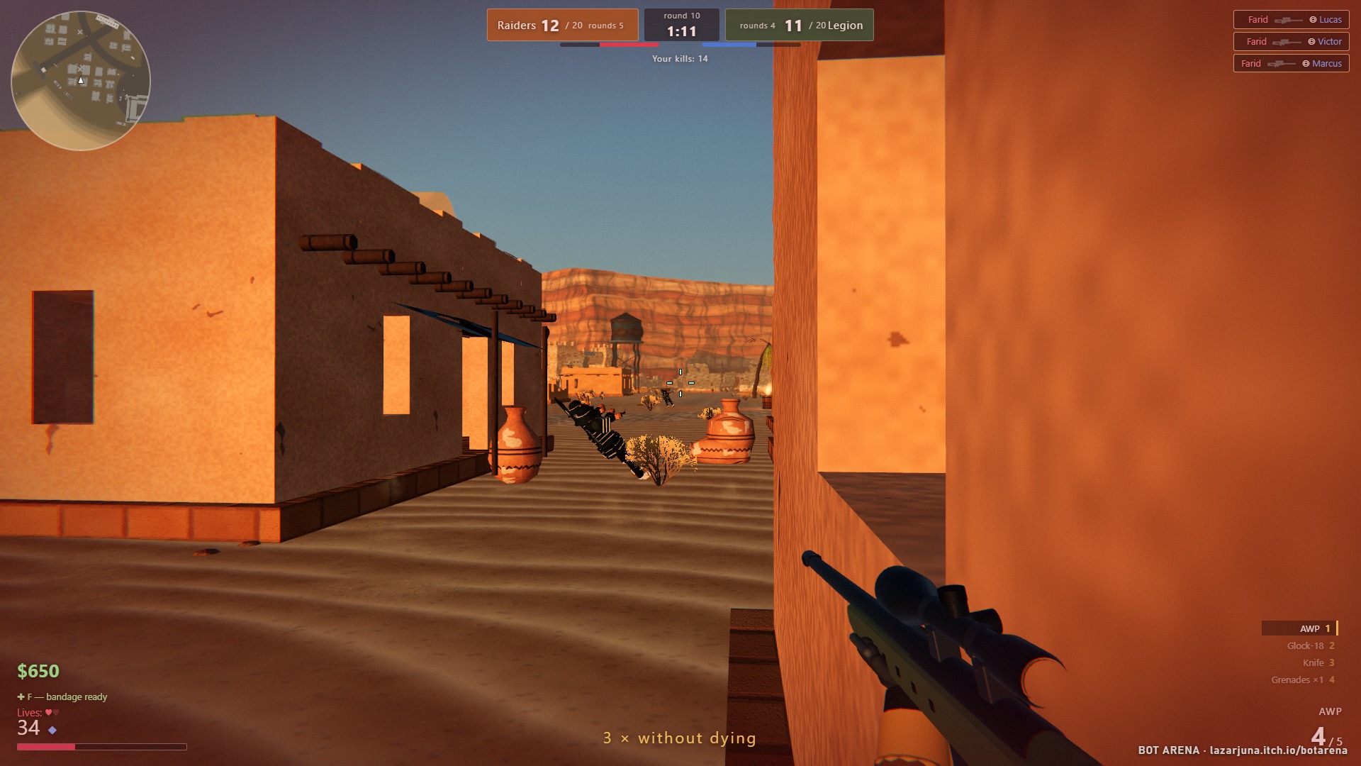 Core Ten Bot Bot Arena — free 10v10 tactical FPS in your browser (rounds, buy menu ...