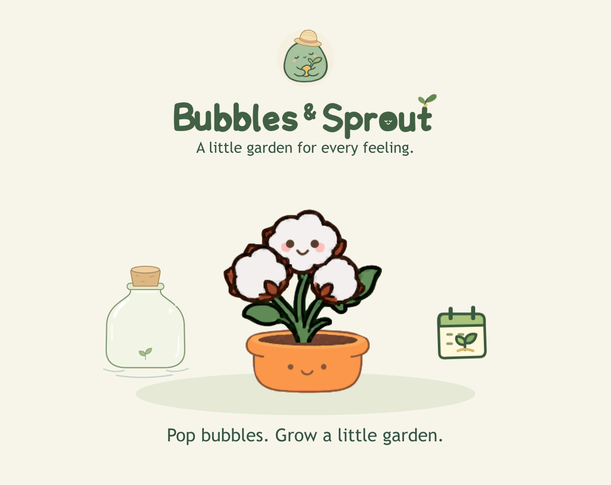 Bubbles & Sprout — official gameplay screenshot