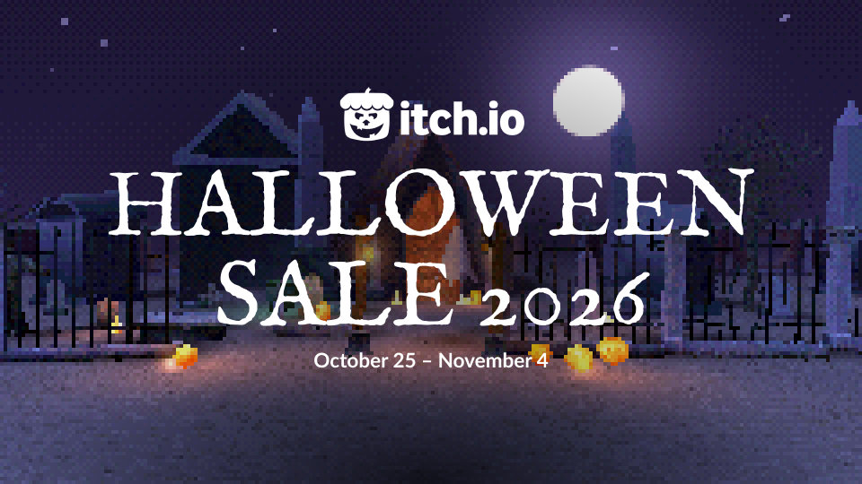 The itch.io Halloween Sale 2026 is live!