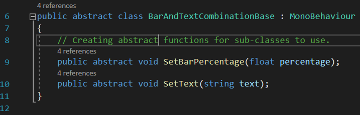 BarAndTextCombination Base Class