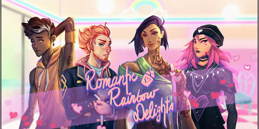 Cover image for Romantic Rainbow Delights