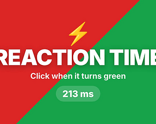 Reaction Time Test cover
