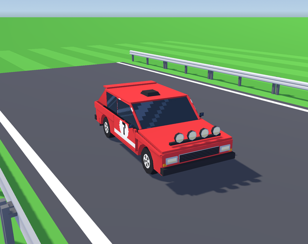 License Stree Racing Arcade Racing Kit Free - Low-Poly Rally Car and Track Sampler by ...
