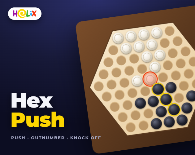 Hex Push - Abalone by Helix Game - Hüseyin Uğuztürk