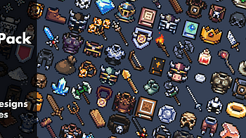 1000+ RPG Icons Pixel Art Pack Download 