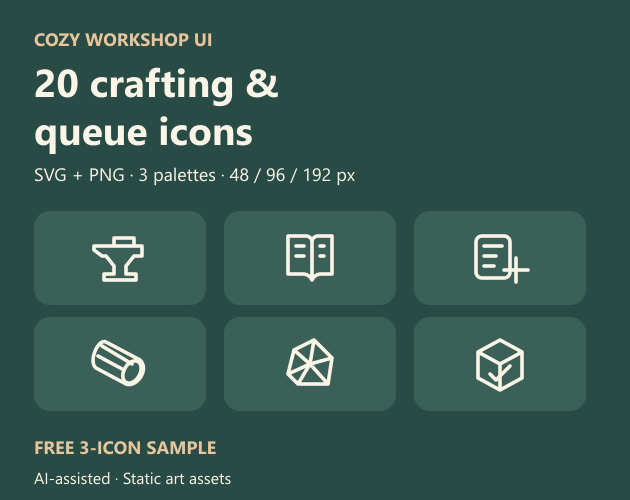 Png Loop Facebook Try a three-icon crafting loop before choosing your UI assets - Cozy ...