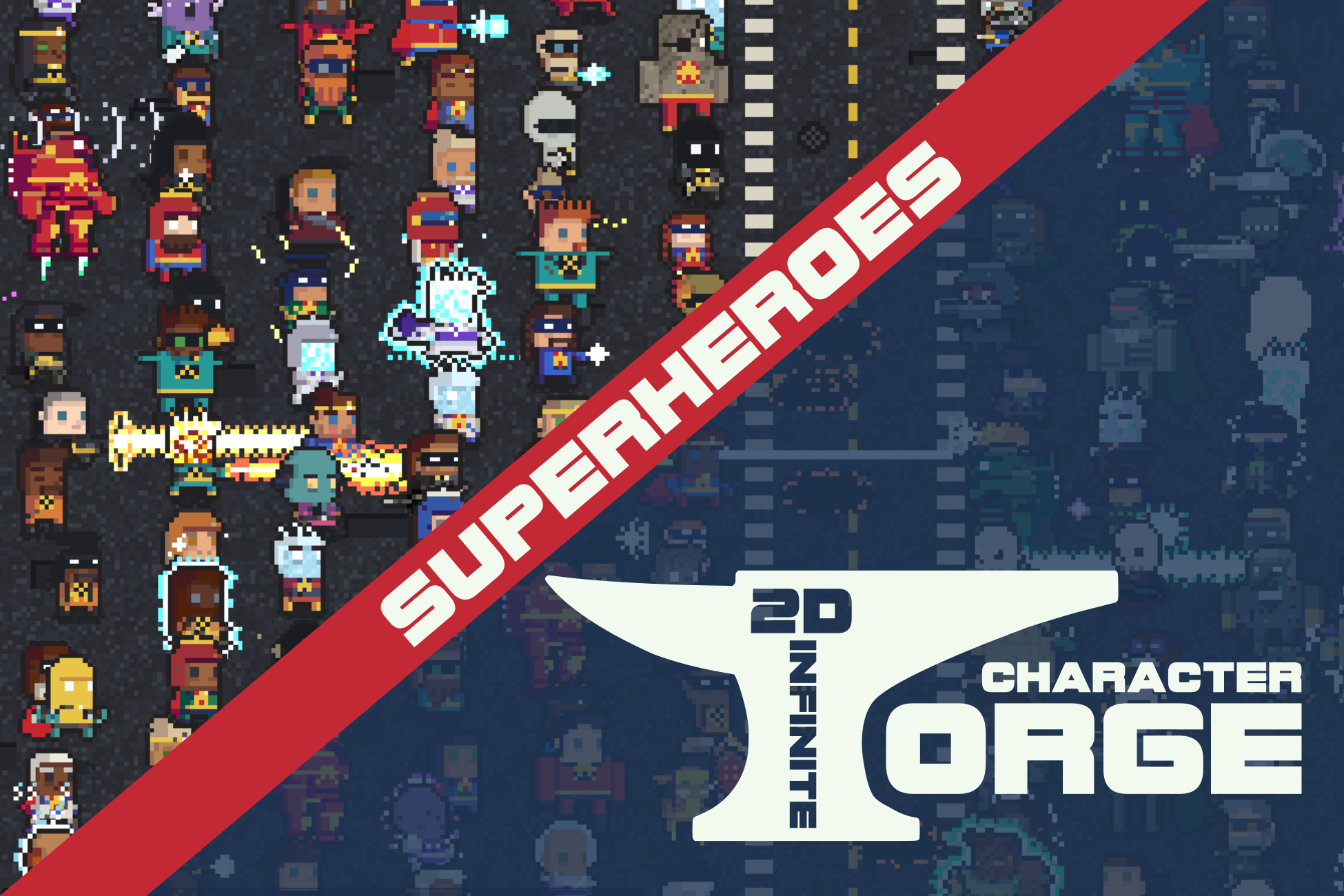 2D Infinite Character Forge - Superheroes [Unity Asset] by Infinite ...