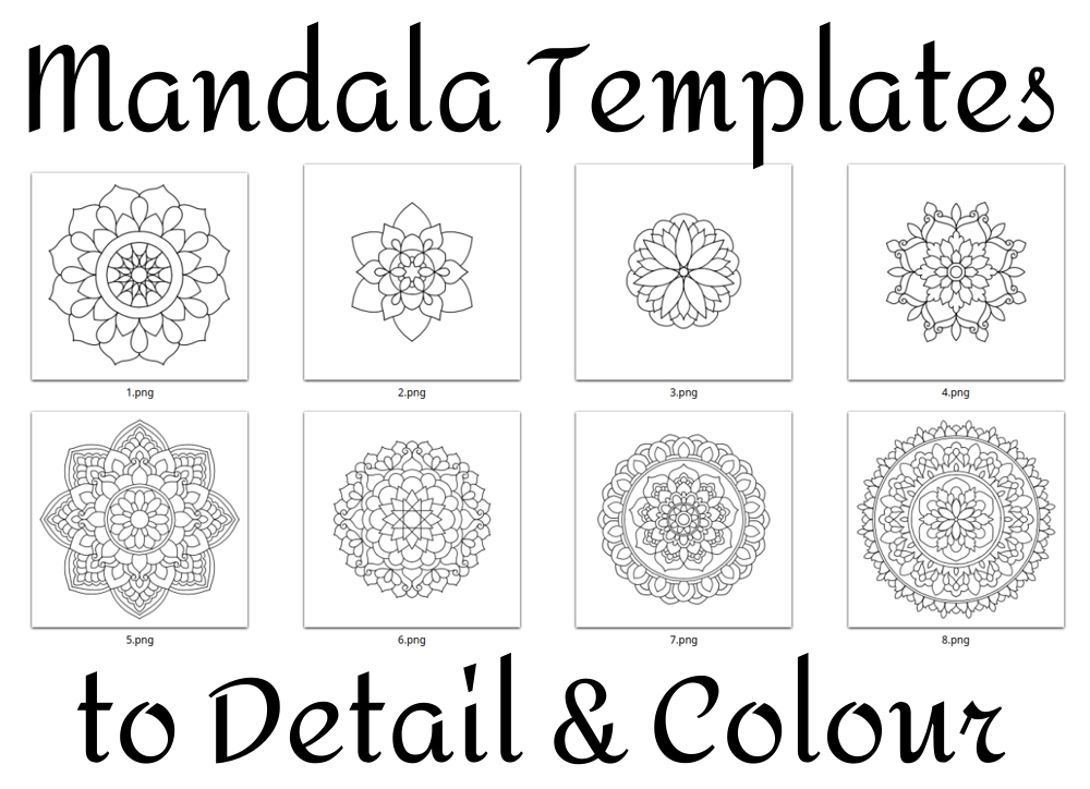 mandala-templates-by-screwy-lightbulb for Free Printable Blank Mandala Template Mandala Templates by Screwy Lightbulb for Free Printable Blank Mandala Template
