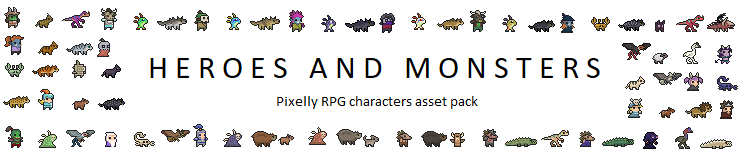 Heroes and Monsters - RPG characters