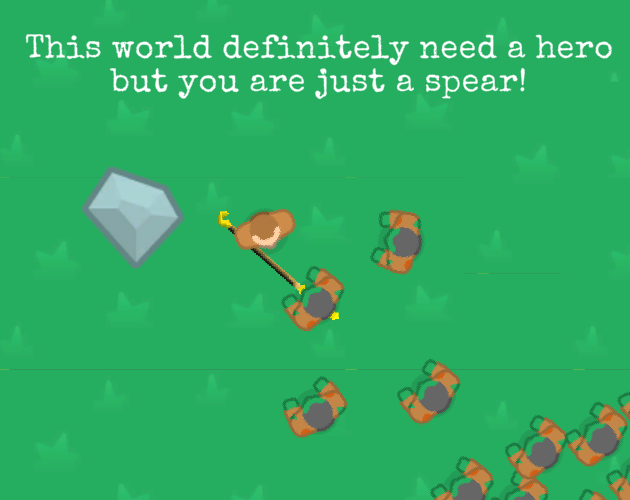 This world definitely need a hero but you are just a spear!