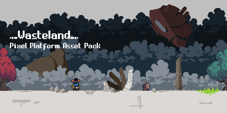 Wasteland - Pixel Platform Asset Pack
