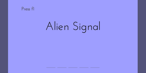 Cover image for Alien Signal