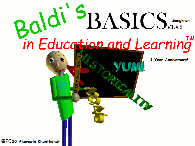 Baldi Basics Songkran In Education And Learning