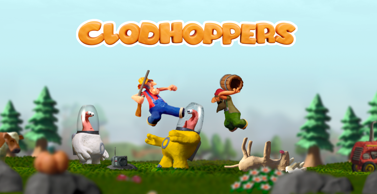 8 Players Online Playtest - Clodhoppers by Claymatic Games