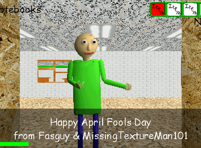 Baldi's Basics Mod Menu April Fools Joke 