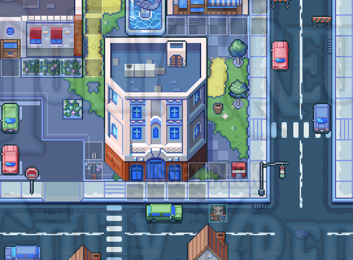 Rpg Maker Mv Vx Ace Compatibility Complete Gutty Tiny Clean City Game Assets By Guttykreum