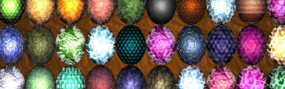 Special Easter Eggs (50 + Items + PSD)