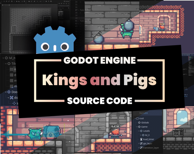 Kings and Pigs - Source Godot Code