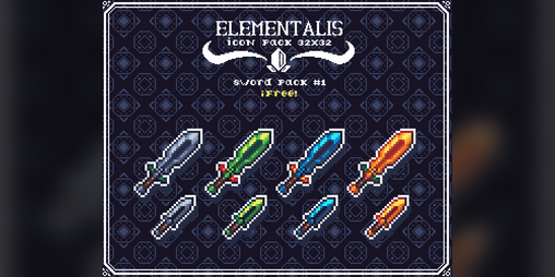 Elementalis Sword/Icon Pack (Free) by LordFitoi