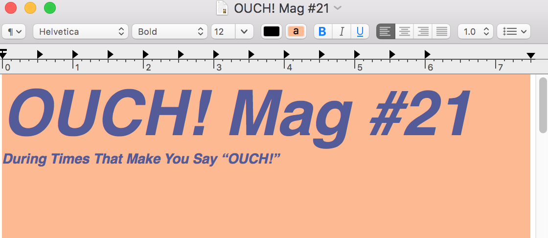 OUCH! Mag #21
