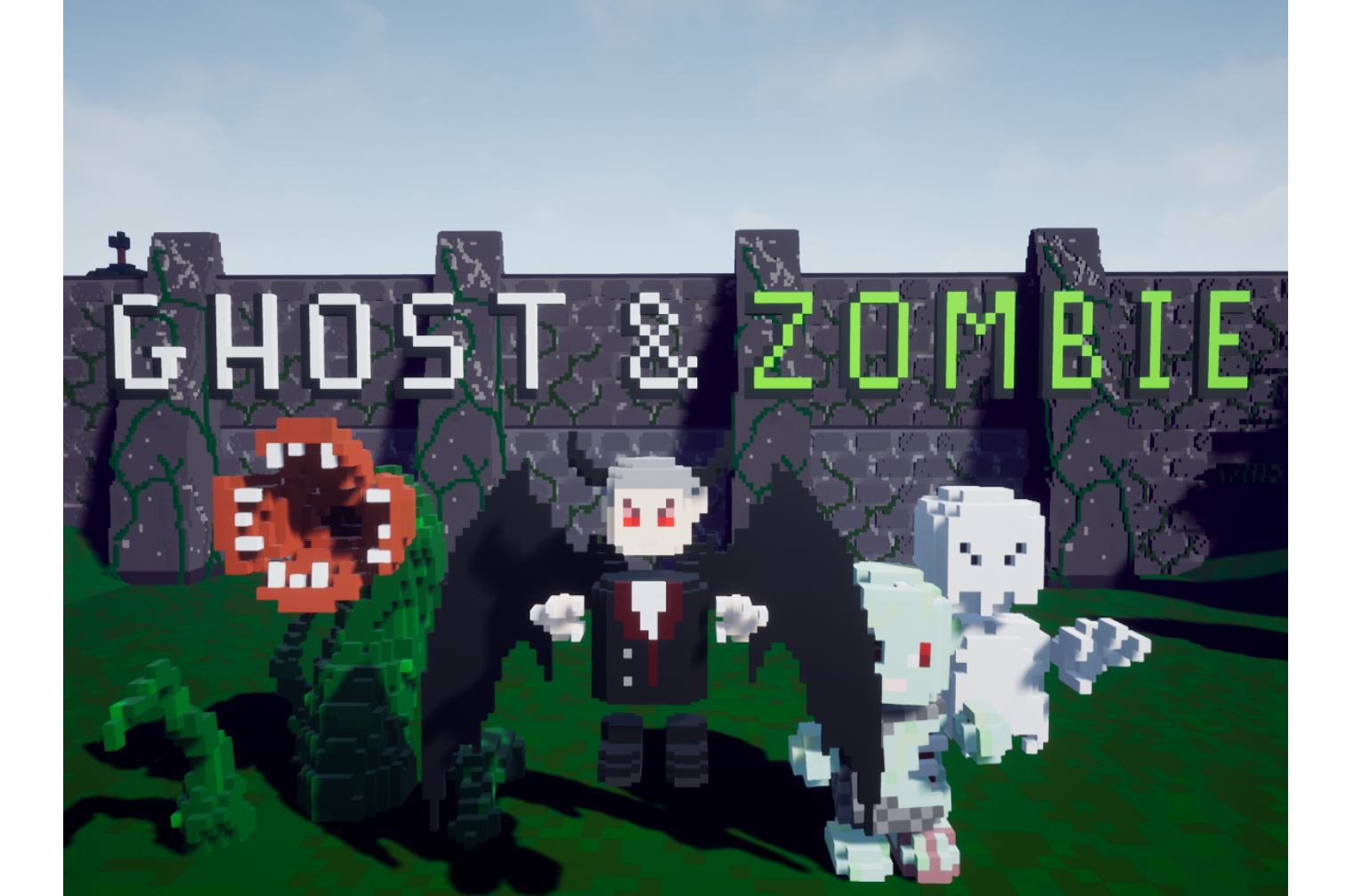 Ghost&Zombie by pinkivic