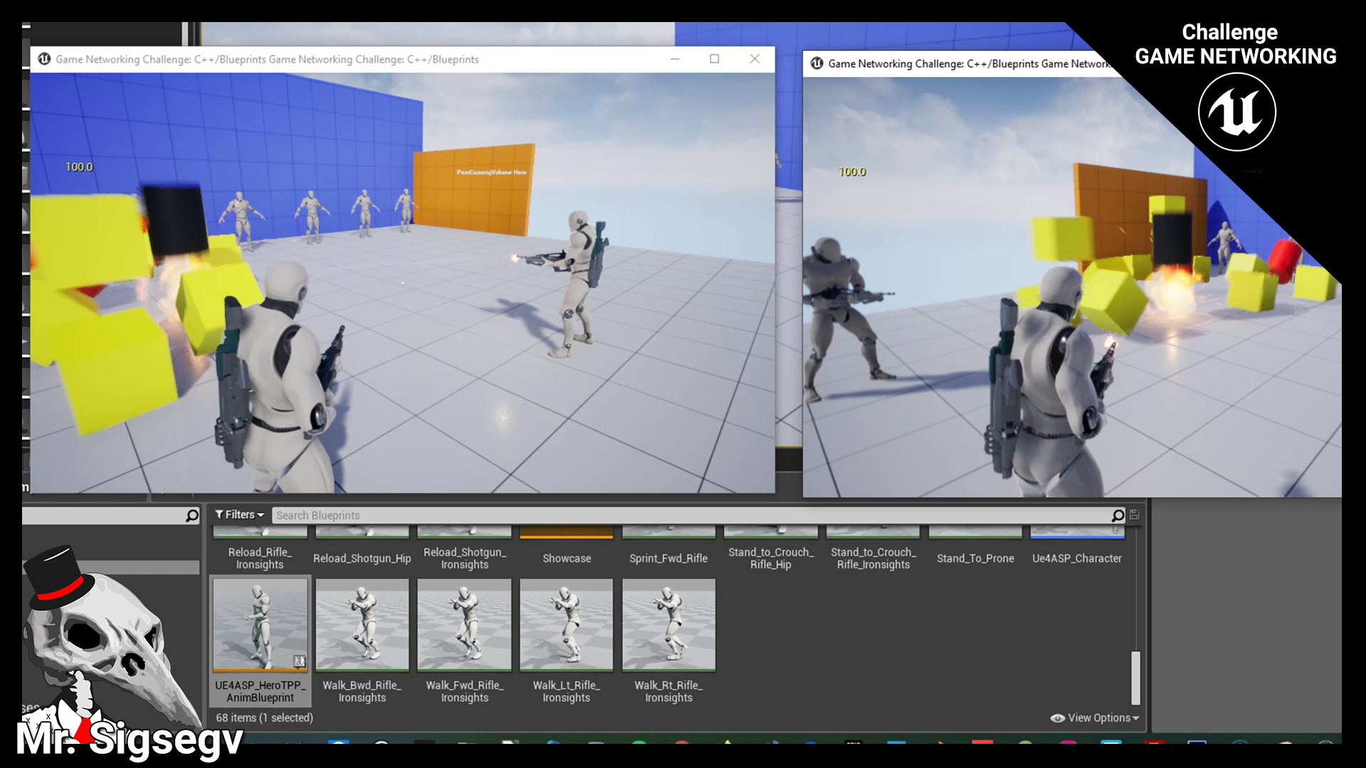 Game Networking Challenge: C++/Blueprints By Mr. Sigsegv