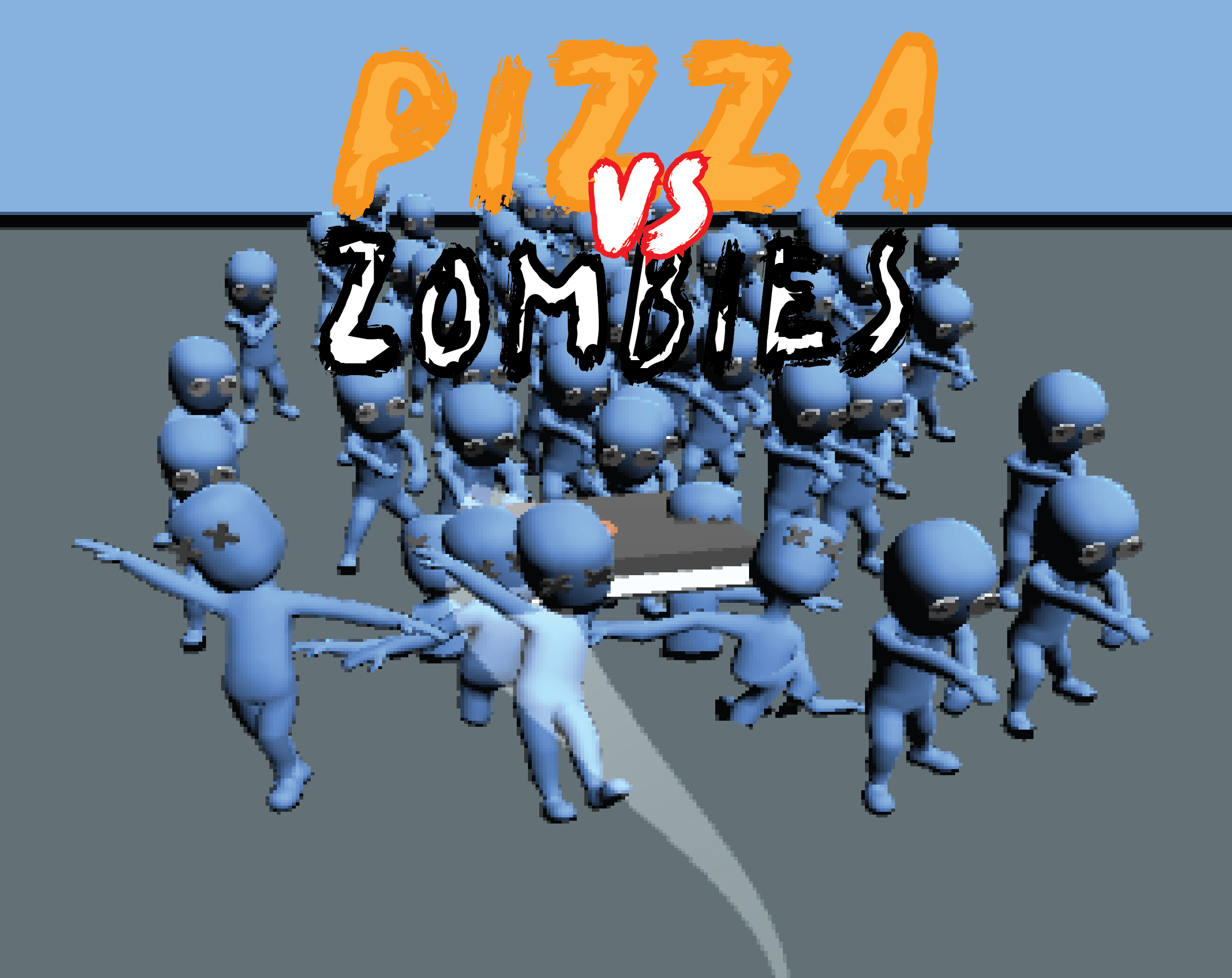 Pizza VS Zombies by Shamit Ahmed, raptor420