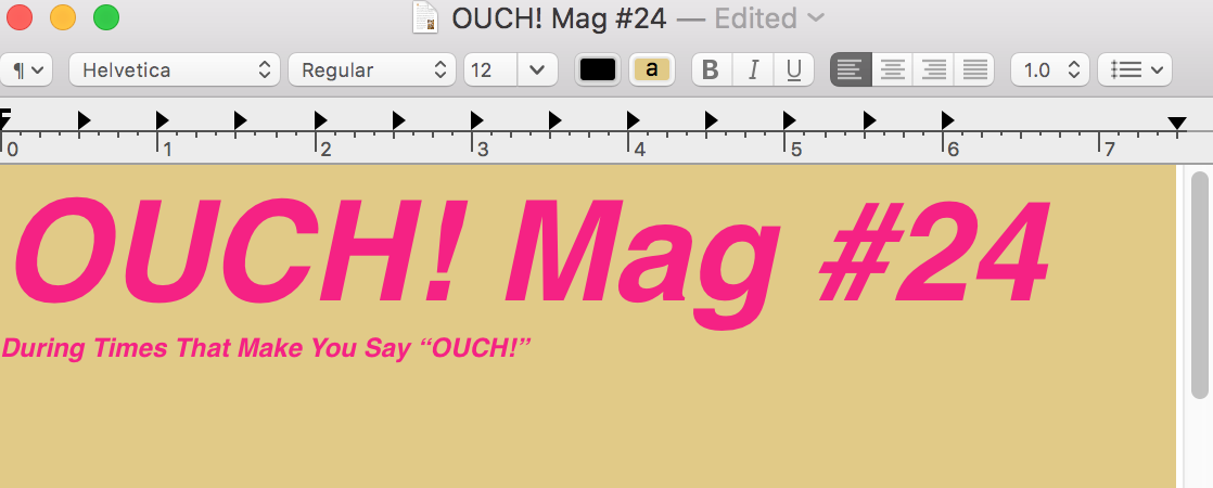 OUCH! Mag #24