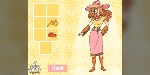 Cover image for Sunshine Cowgirl - Dress up game!