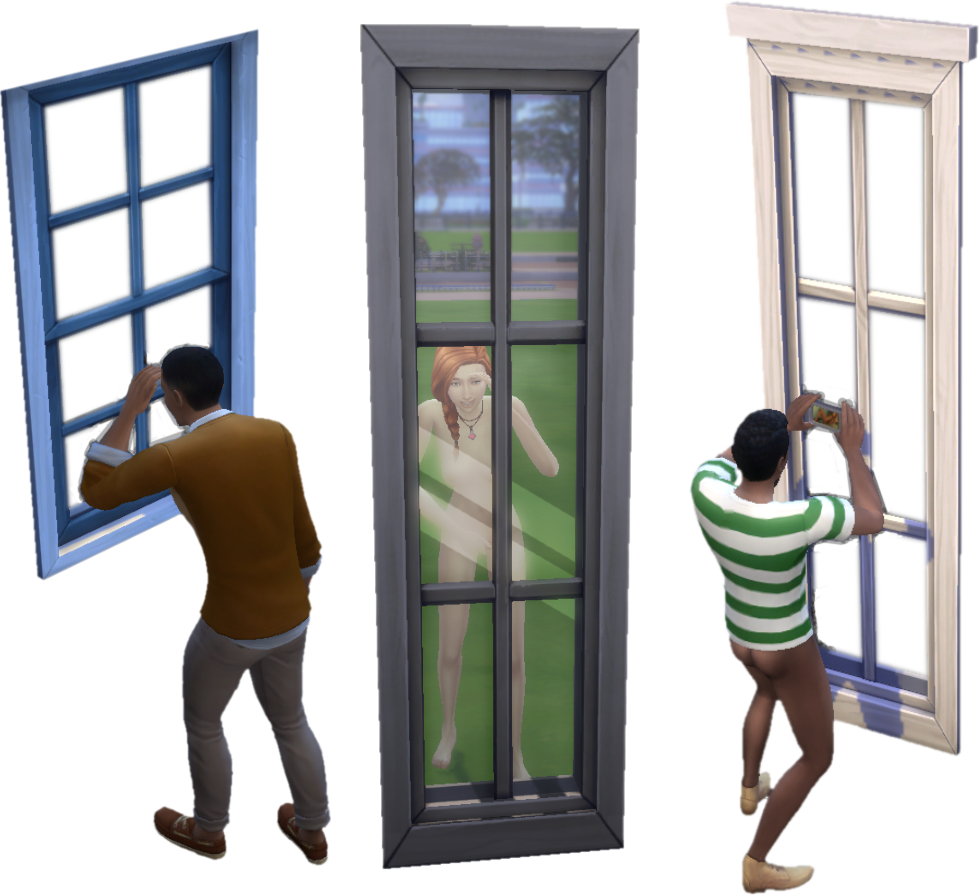 Симс 4 окна. Тина пипинг. Peeping SIMS 4. Tom Peeping SIMS 4. Симы подглядывают в окна симс 4.